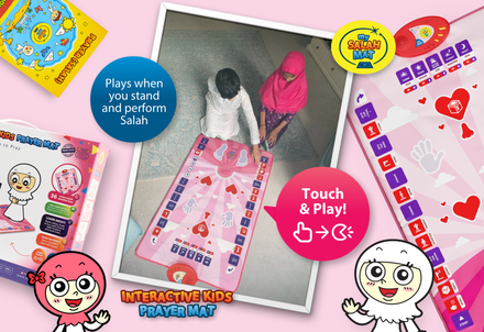 Introducing Our New Interactive Kids Prayer Mat – Now in Pink!