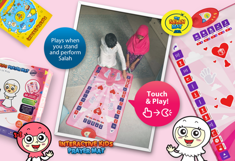 Introducing Our New Interactive Kids Prayer Mat – Now in Pink!