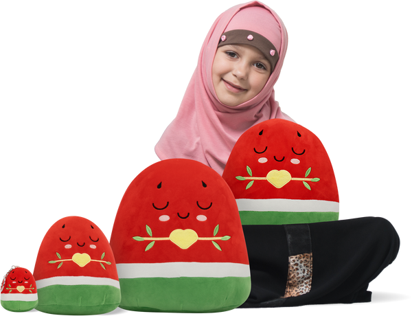 Nūr the Watermelon | Muslim Watermelon Plush Dolls - New Product!