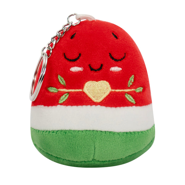 Watermelon Keyring - 8cm Soft Adorable Fruit Plush Muslim Doll | Ramadan & Eid Gift